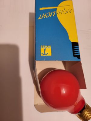 Bulb Red 230v 15w E27 - Righi Licht