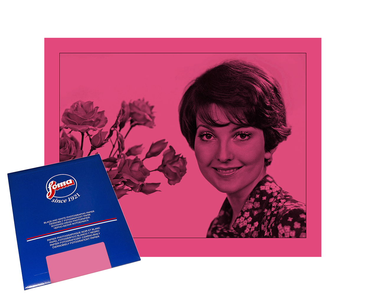FOMA Fomapastel MG191 Magenta FB 20.3X25.4cm (8x10 Inch) 50 Sheets