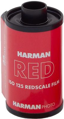 HARMAN technology Red 125 Redscale Color Negative Film (35mm Roll Film, 36 Exposures)