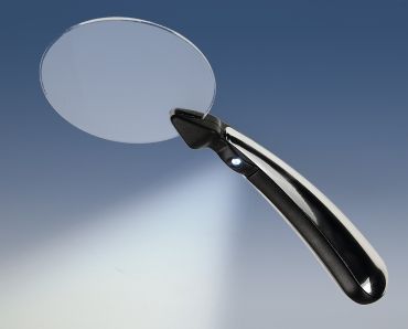 Kaiser hand magnifier with LED illumination