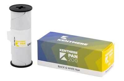 Kentmere Pan 200 Format 120 expired 03/2027