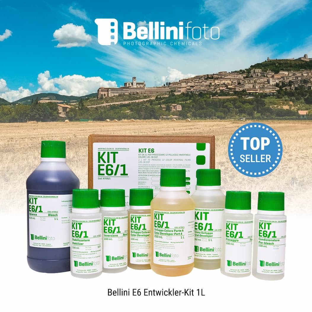 Bellini E6, Development Kit for colour slides, 1 ltr. - Alternative for Tetenal Colortec E-6: