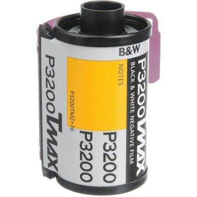 Kodak Professional T-Max P3200 Black and White Negative Film (35mm Roll Film, 36 Exposures) Expired 11/2024