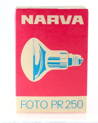 Narva FPR 225V 250W E 27/30 PR 250 photo lamp (opal lamp)