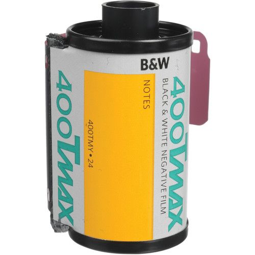 Kodak Professional T-Max 400 Black and White Negative Film (35mm Roll Film, 24 Exposures) Expired 05/2026