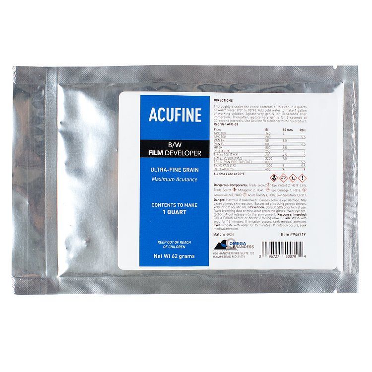 Acufine Black and White Film Developer​ - Makes 0.950 Liter