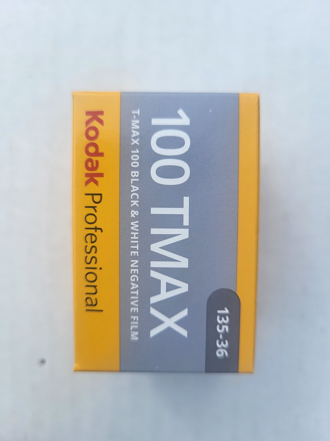 Kodak T-Max 100 Professional Black &amp; White Negative (Print) Film (ISO-100) Format 135-36  expired  08/2027