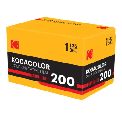Kodak Kodacolor 200 Color Negative Film (35mm Roll Film, 36 Exposures) Expired 11/2028