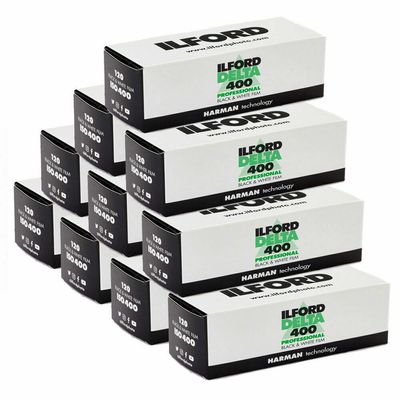 Ilford Delta 400 Rollfilm *expired 01/2026 10 pieces Ilford Delta 400 Rollfilm *expired 01/2026 10 pieces