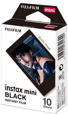 Fujifilm Instax Mini Black Film Pack (10 Shots) 6,2x4,6 cm Exp 08/2024