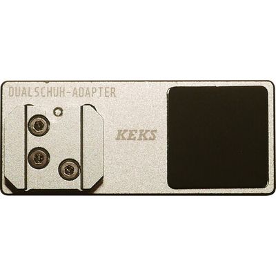 KEKS Double Cold Shoe Adapter (Chrome)