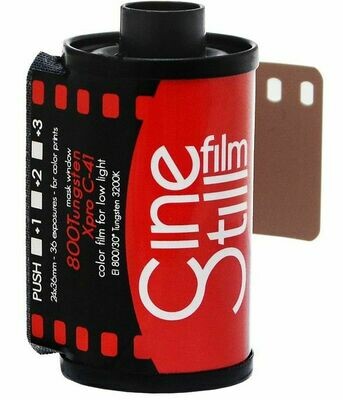 CineStill 800 Tungsten Xpro C-41 135-36 expired 09/2028