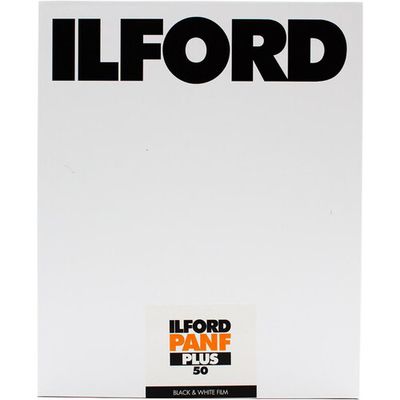 Ilford Pan F Plus Black and White Negative Film 10.2x12.7 cm (4x5 Inch) 25 sheets expired 09/2029