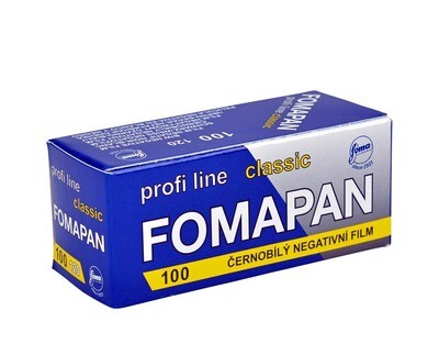 Fomapan 100 Classic Black and White Negative Film (120 Roll Film) expired 06/2028