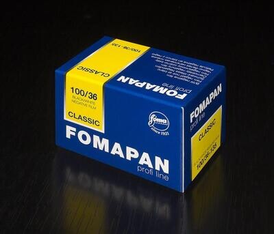 Fomapan 100 Classic Black and White Negative Film (35mm Roll Film, 36 Exposures) expired 03/2028