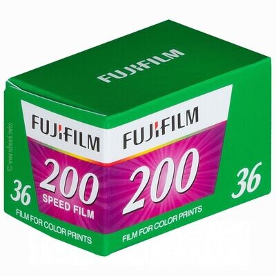 Fujicolor 200 Speed Film 135/36 Expired 06/2026