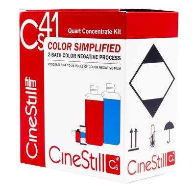 CineStill Cs41 Simplified Color Film Processing Kit (Liquid) - Quart  - Alternatively for Tetenal Colortec C-41,