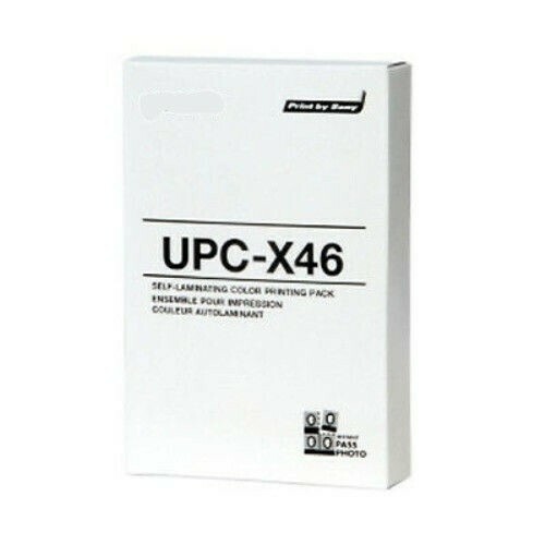 DNP Fotolusio (for Sony) UPC-X46 DNP 4.0 x 6.9" Self-Laminating Color Print Pack For Sony UP-DX100 (10 Sets)