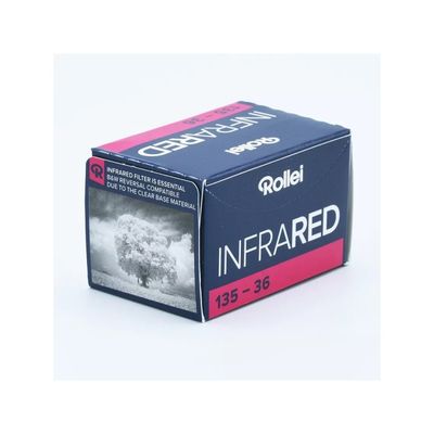 Rollei Infrared 400 Black and White Negative Film (35mm Roll Film, 36 Exposures) Expired. 08/2028