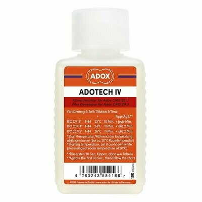 Adox Adotech IV Black and White Film Developer (100mL)