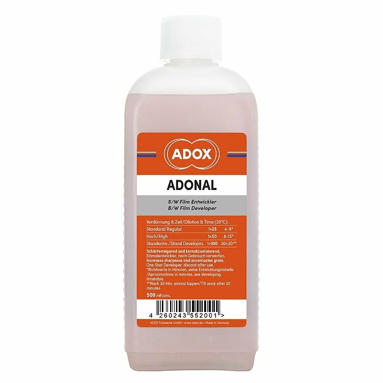 Adox ADONAL 500 ml Concentrate (Rodinal) - Disposable film developer black and white - Identical with Agfa Rodinal