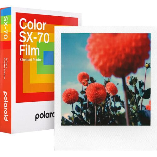 Polaroid Originals SX-70 COLOR for Polaroid SX 70 Kamera, 160 ASA, 8 sheets - Temporarily Out of Stock