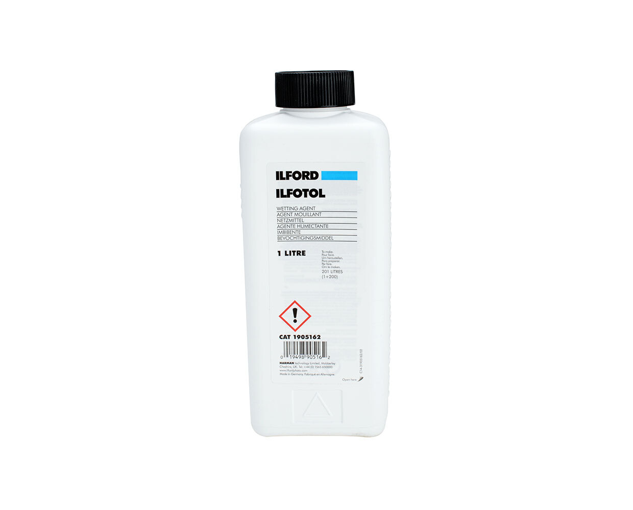 Ilford Ilfotol Wetting Agent (Liquid) for Black &amp; White Film &amp; Paper - 1 Liter