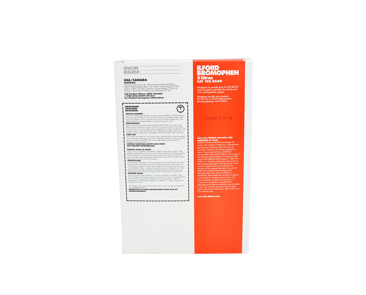 Ilford Bromophen Developer (Powder, Makes 5 Liters) 1960549