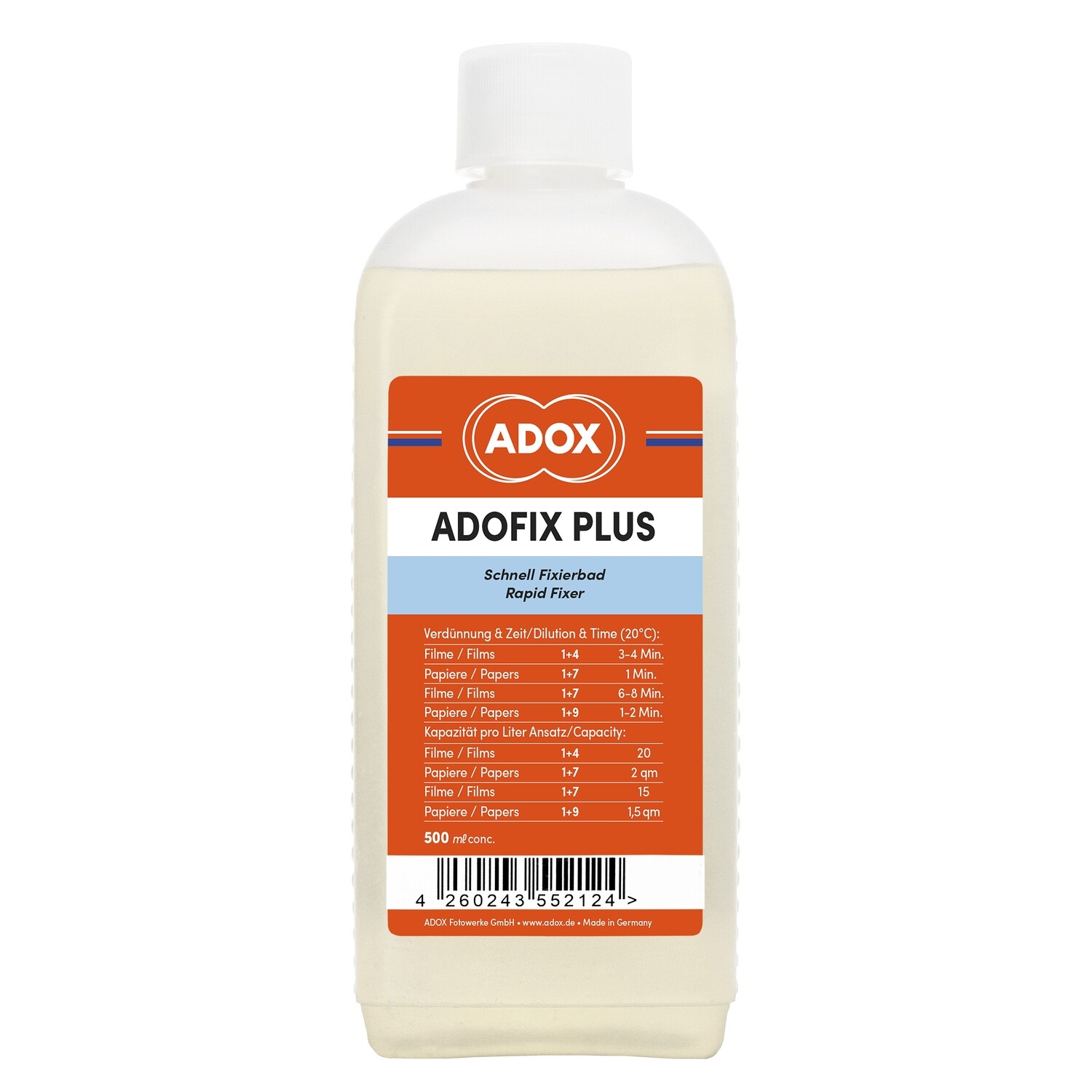 Adox Adofix Plus - High capacity express-fixer 0.5 Liter