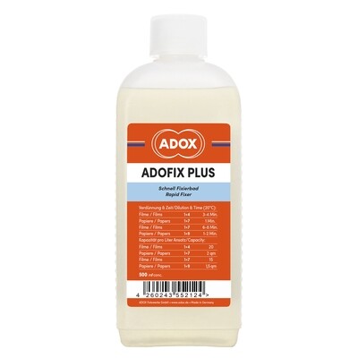 Adox Adofix Plus - High capacity express-fixer 0.5 Liter Adox Adofix Plus - High capacity express-fixer 0.5 Liter