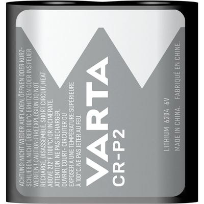 Varta CR-P2 Lithium Battery - CR223  (smaller than 2 CR5), 6 V battery -  - CR-P2 / EL223AP / K223LA / RLP2 / DL223A