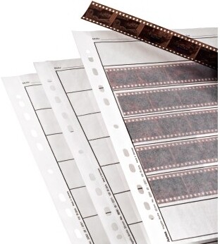 Hama Negative Sleeves made of Polypropylene, 7 strips for 6 negatives (24x36mm) 100 sleeves