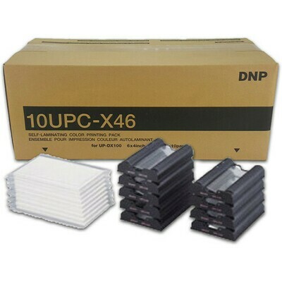 DNP 3.5 x 5.0" Self-Laminating Color Print Pack For Sony UP-DX100 (10 Sets)