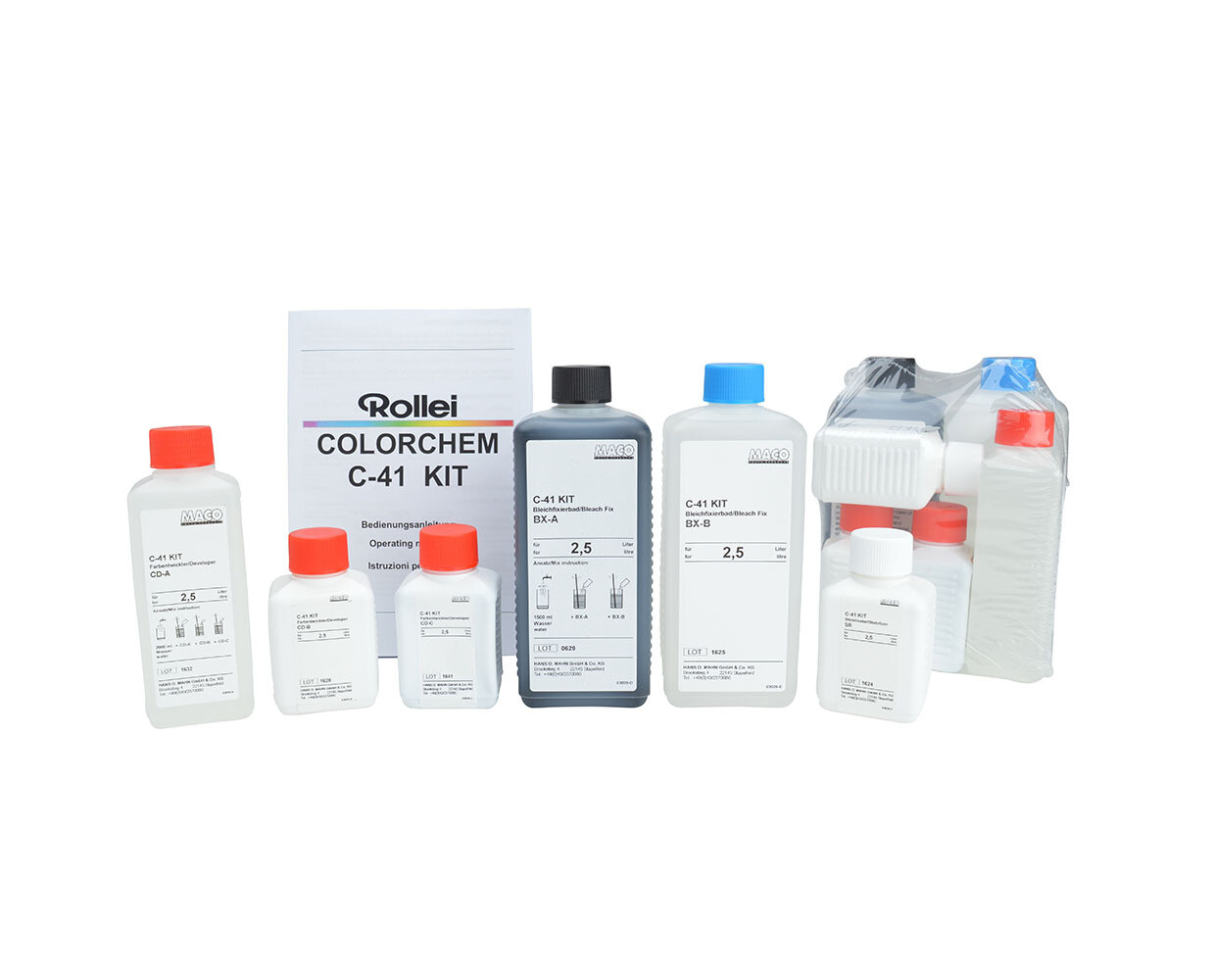 Rollei Colorchem C-41 Kit 5 Liter for 60 - 80 films