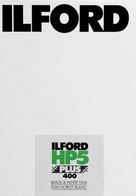 Ilford HP5 PLUS 4x5" Black &amp; White Print Film (25 Sheets) expired 05/2028