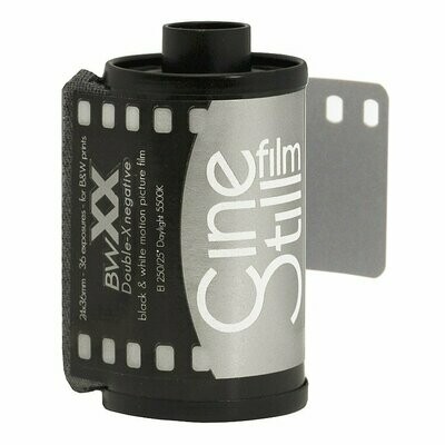 Cinestill BwXX Double-X Black and White Negative Film (35mm Roll Film, 36 Exposures) Expired 11/2027