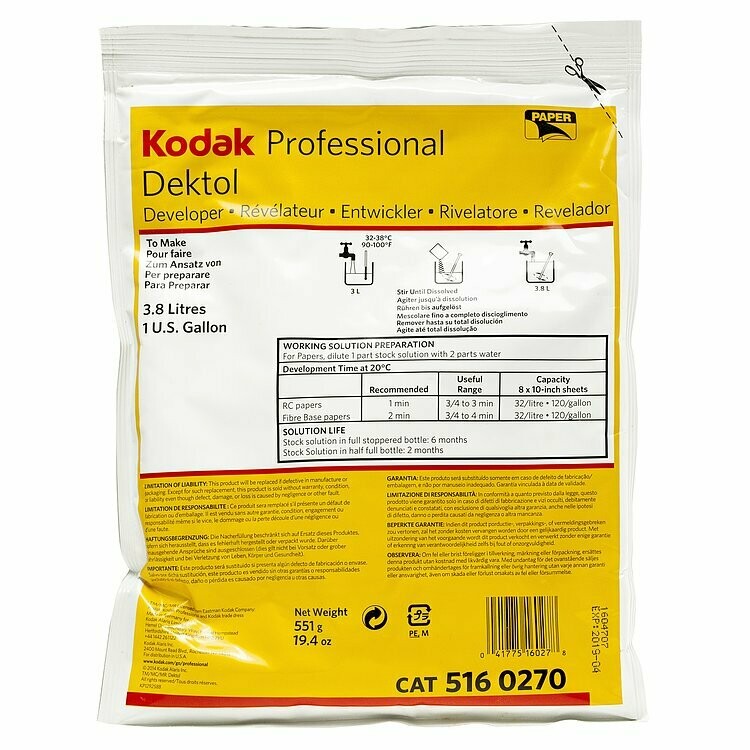 Kodak Dektol Developer