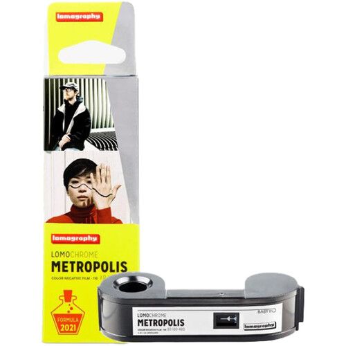 Lomography LomoChrome Metropolis 100-400 Film 110 Cartridge 24 Exposures  expired 10/2026