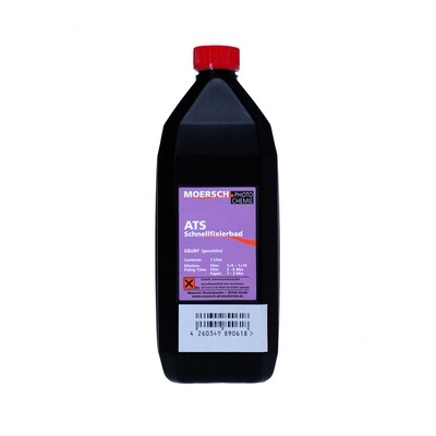 Moersch ATS acidic rapid fixing bath 1 litre concentrate Moersch ATS acidic rapid fixing bath 1 litre concentrate