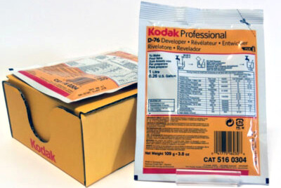 Kodak D-76 Developer (Powder) for Black &amp; White Film - Makes 1 Liter - 5160304 Exp 11/2028