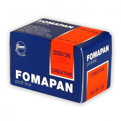 Fomapan 200 Creative Black and White Negative Film 135/36 expired 06/2028
