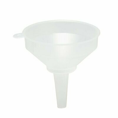 Funnel with sieve for photo chemicals 15 cm