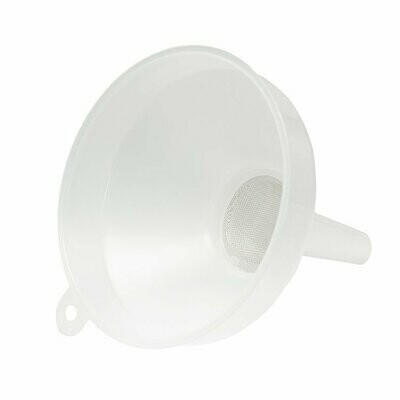 Funnel with sieve for photo chemicals 15 cm