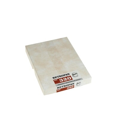 FOMA RETROPAN 320 soft 10.2x12.7 CM (4x5 INCH) / 25 sheets - Expired 12/2027