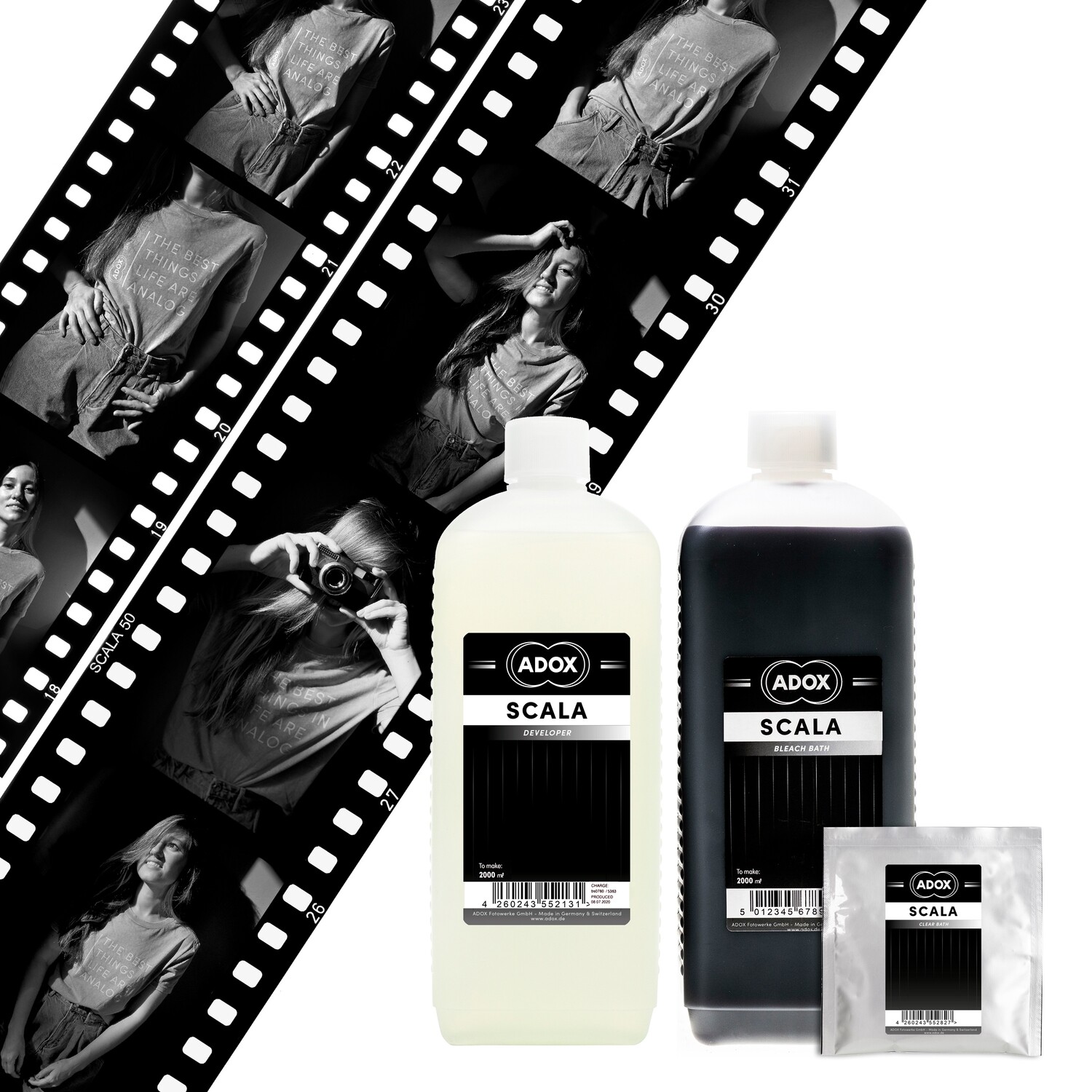 ADOX Scala Kit for b/w slide development for 2000 ml