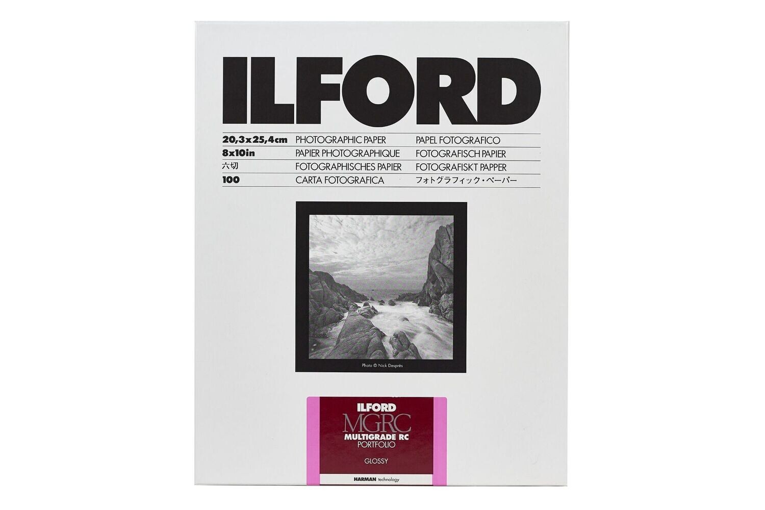 Ilford Multigrade RC Portfolio 255 g/m², 1K glossy, 30.5x40.6 cm - 12x16 Inch, 10 sheets