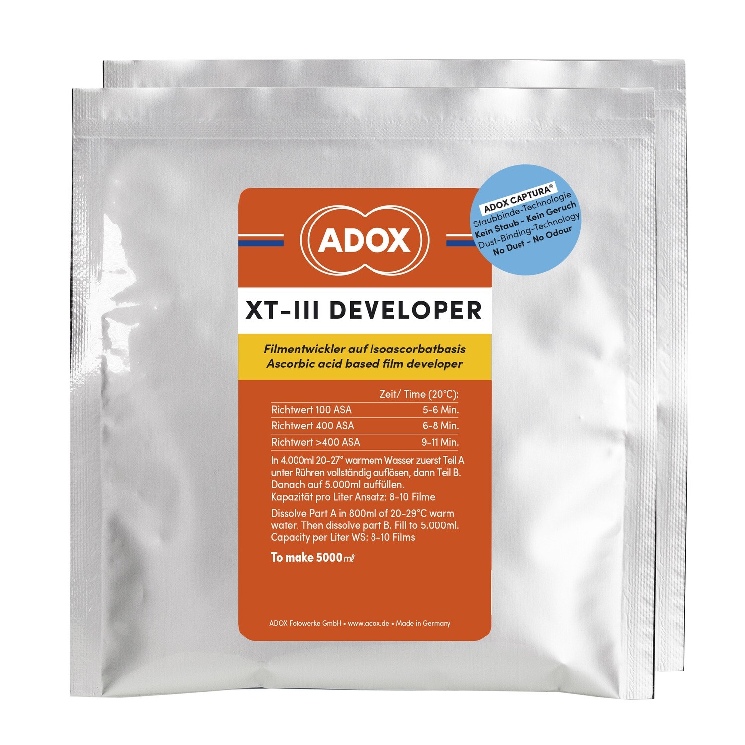 ADOX XT-3 Developer for the preparation of 5000 ml (Xtol alternative)