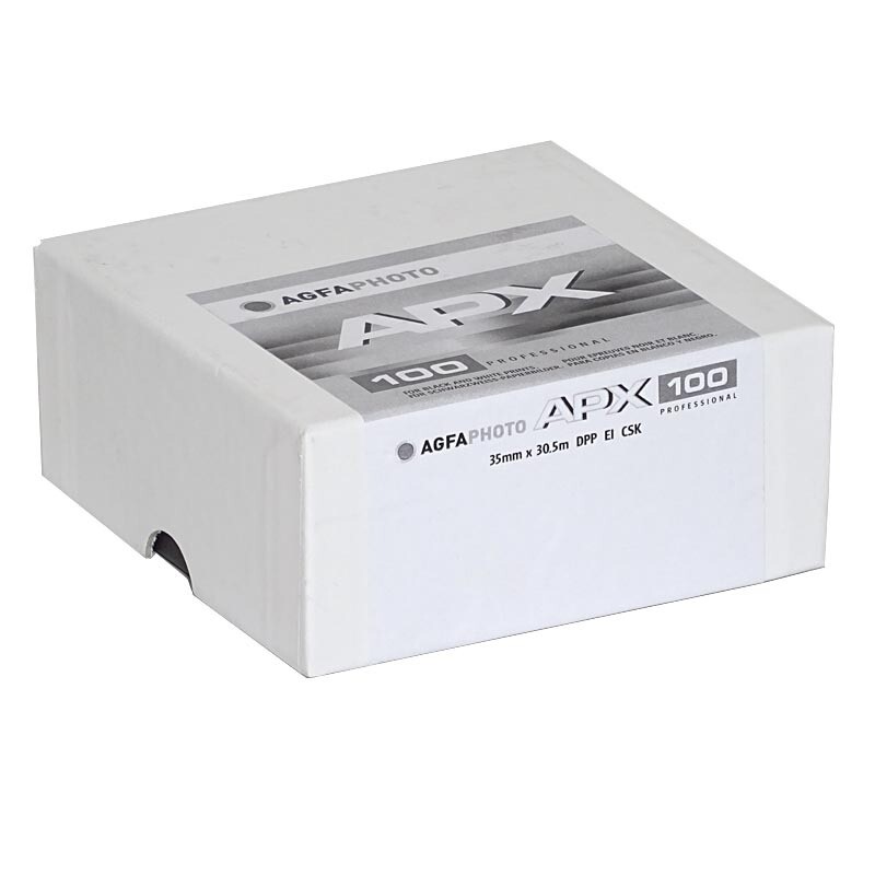 Agfa APX 100 Professional Black and White Negative Film 135 x 30.5 m  Expired 03/2028