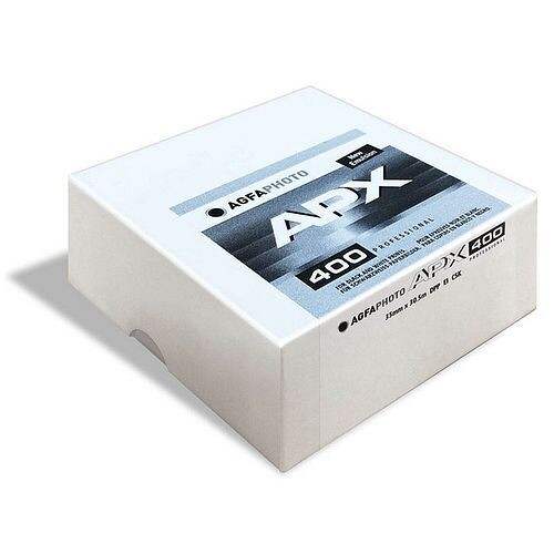 AGFA APX 400 135x30.5 meter - (New emulsion) ISO 400 photographic film for black and white paper images - expired 10/2029