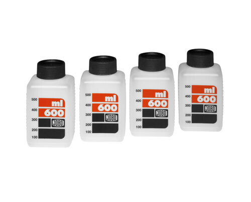 JOBO 3310 Scale bottles (4 pieces) - 600 ml white